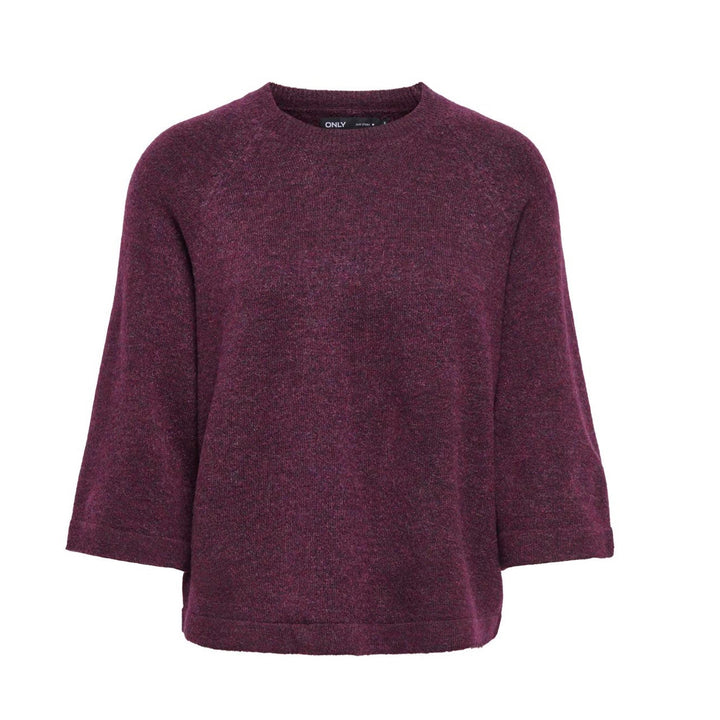 ONLY - TRØJE - SIMONI 15333199 - MAUVE WINE