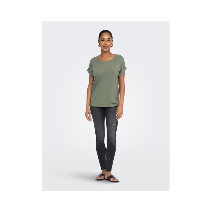 ONLY - T-SHIRT - MOSTER 15106662 - SMOCKY GREEN