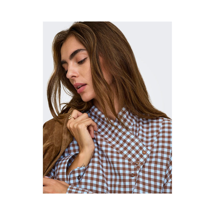 ONLY - SKJORTE - PRIAH STANTON 15391202 - CAPPUCCINO
