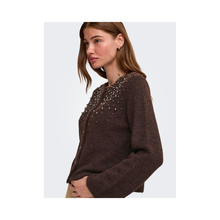 ONLY - CARDIGAN - MIGGIE 15375519 - COFFEE BEAN