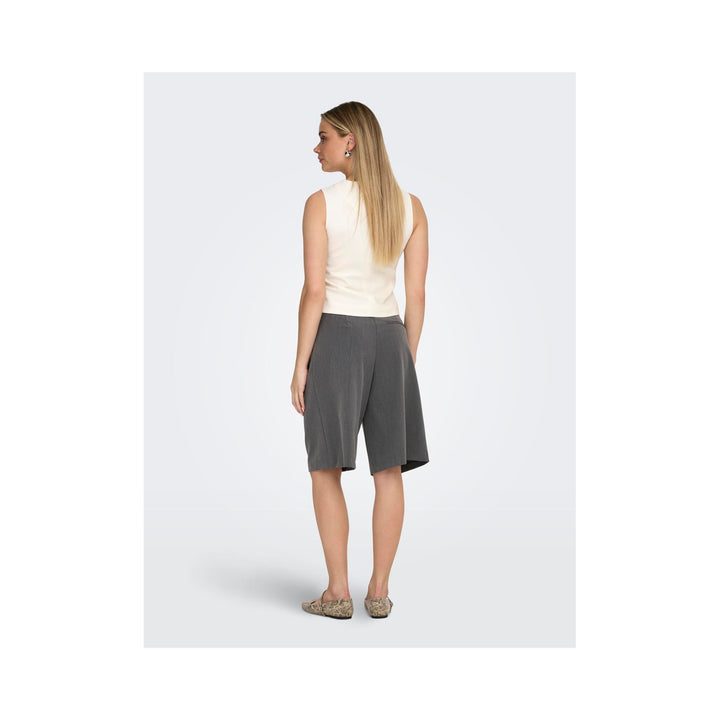 ONLY - BERMUDA SHORTS - NALINA 15374196 - MEDIUM GREY MELANGE