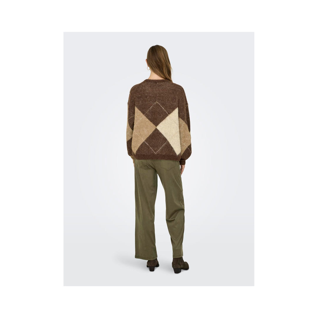 ONLY - STRIKTRØJE - NOEME LIFE 15353226 - CHESTNUT