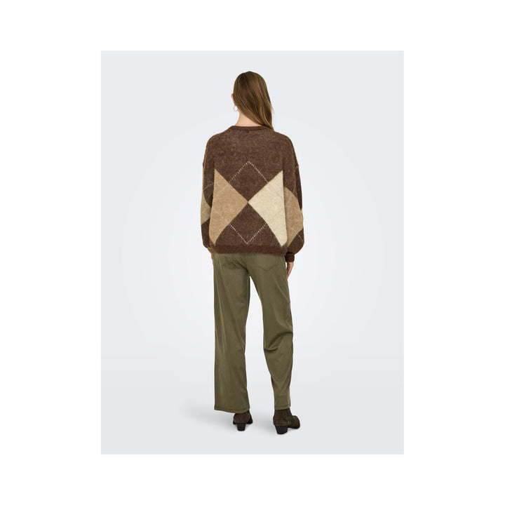 ONLY - STRIKTRØJE - NOEME LIFE 15353226 - CHESTNUT