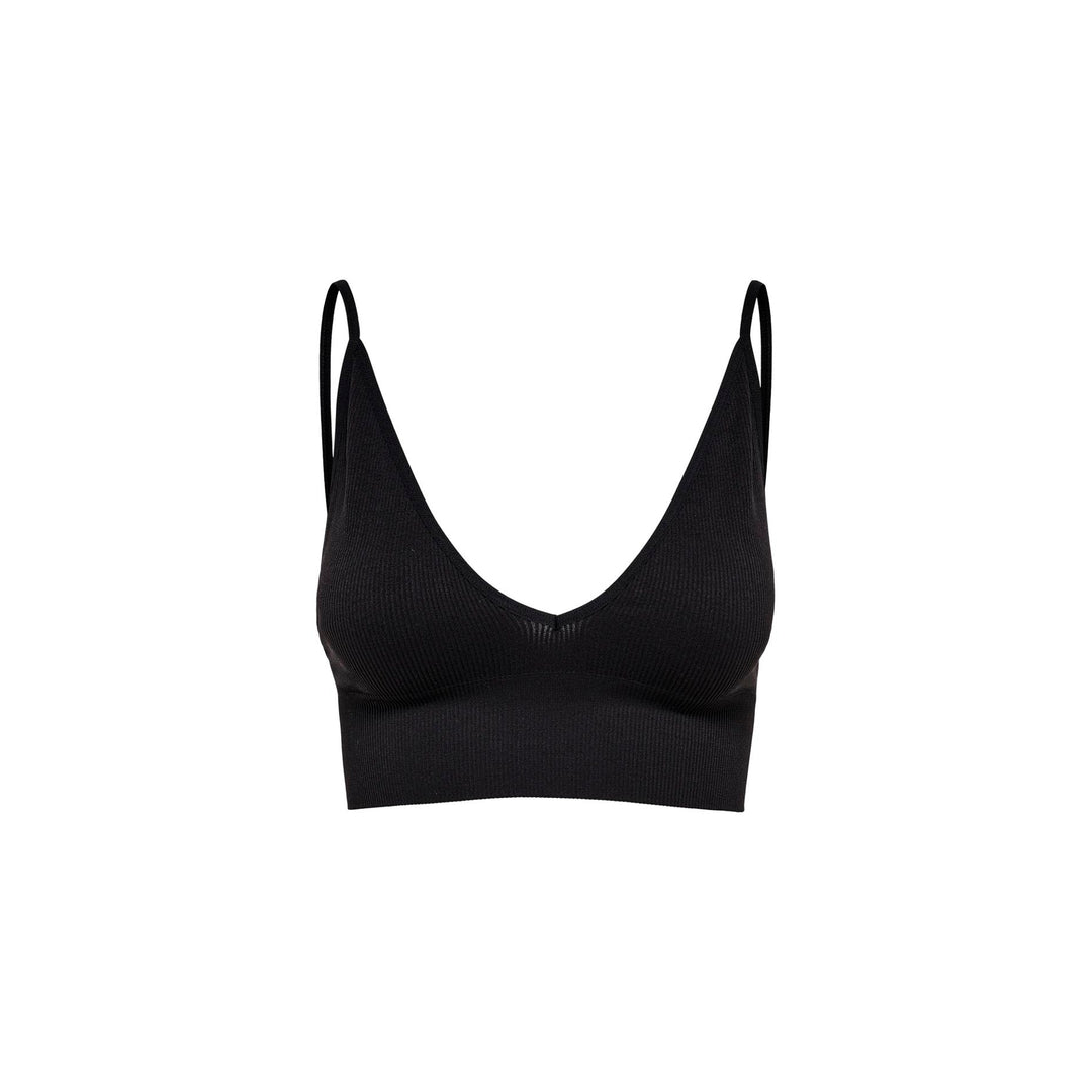 ONLY - BH - VICKY RIB SEAMLESS 15201539 - SORT