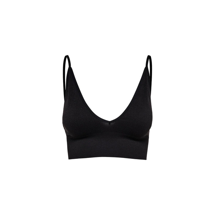 ONLY - BH - VICKY RIB SEAMLESS 15201539 - SORT