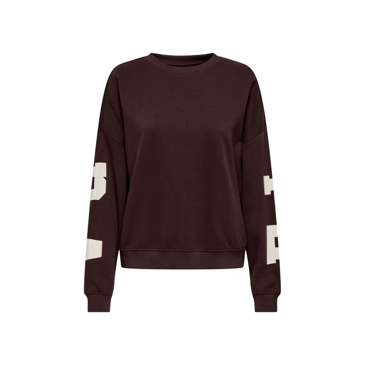 ONLY - SWEATSHIRT - LOOSE FIT O-NECK 15356793 - VINEYARD WINE
