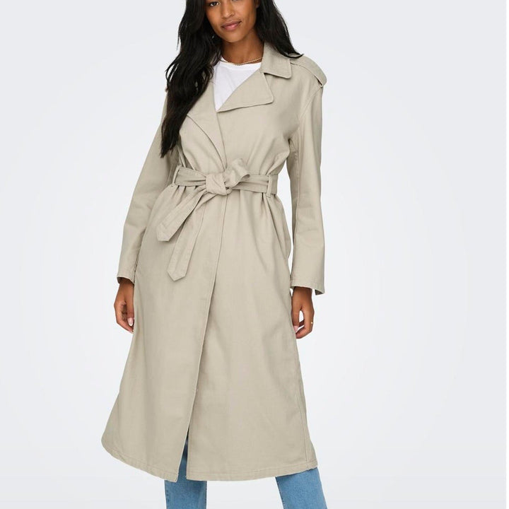 ONLY - TRENCHCOAT - MANILA 15322444 - PUMICE STONE