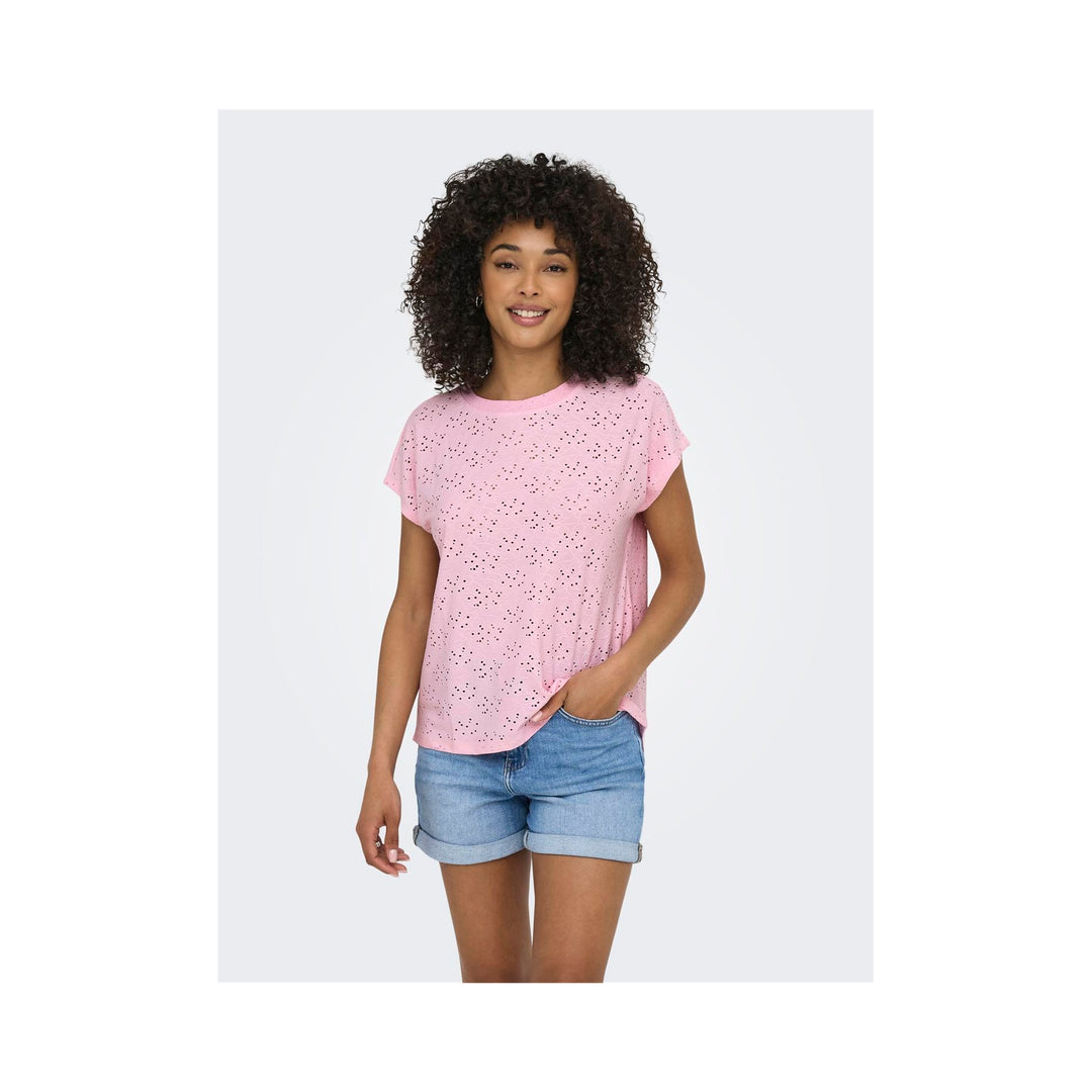 ONLY - T SHIRT - SMILLA 15231005 - ROSEATE SPOONBILL