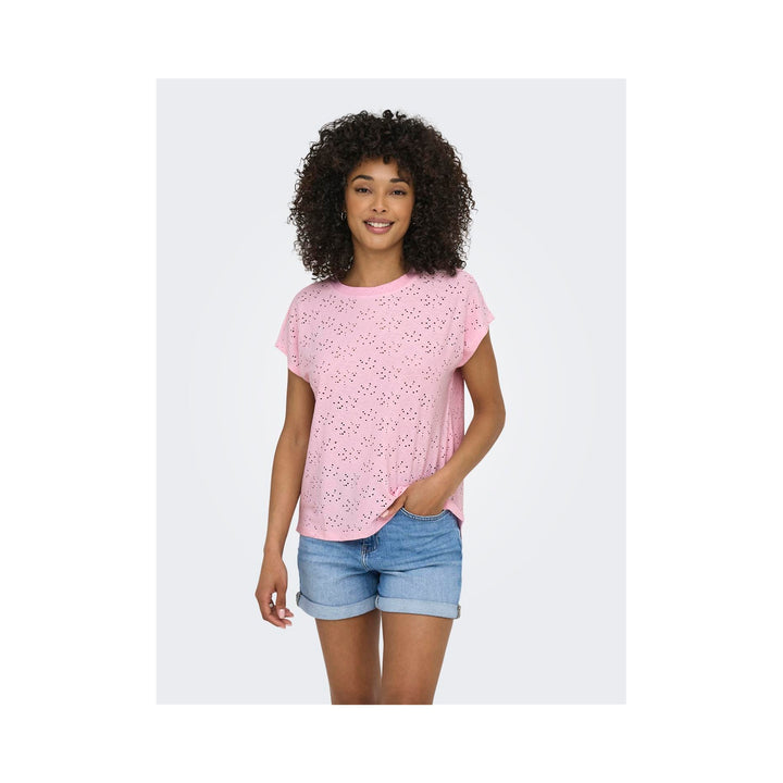 ONLY - T SHIRT - SMILLA 15231005 - ROSEATE SPOONBILL