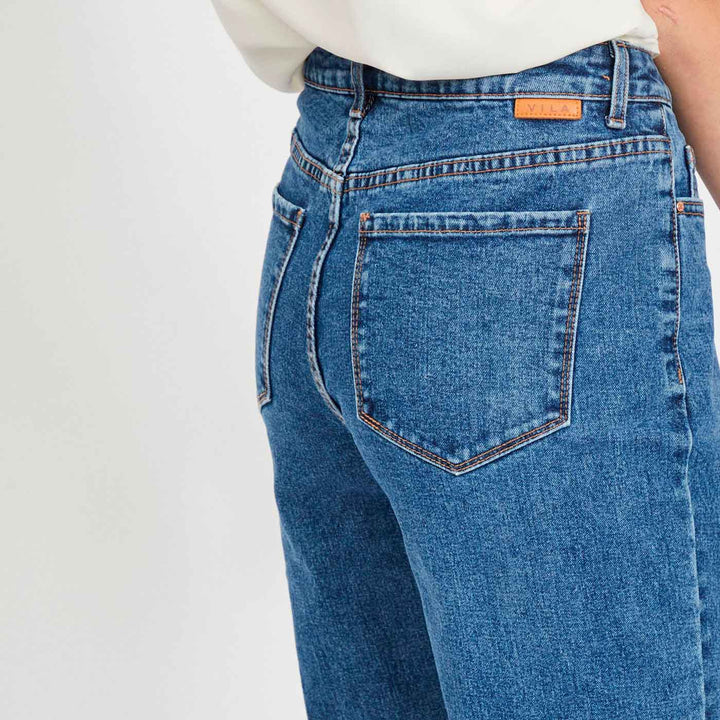 VILA - JEANS - STRAY 14063205 - MEDIUM BLUE DENIM